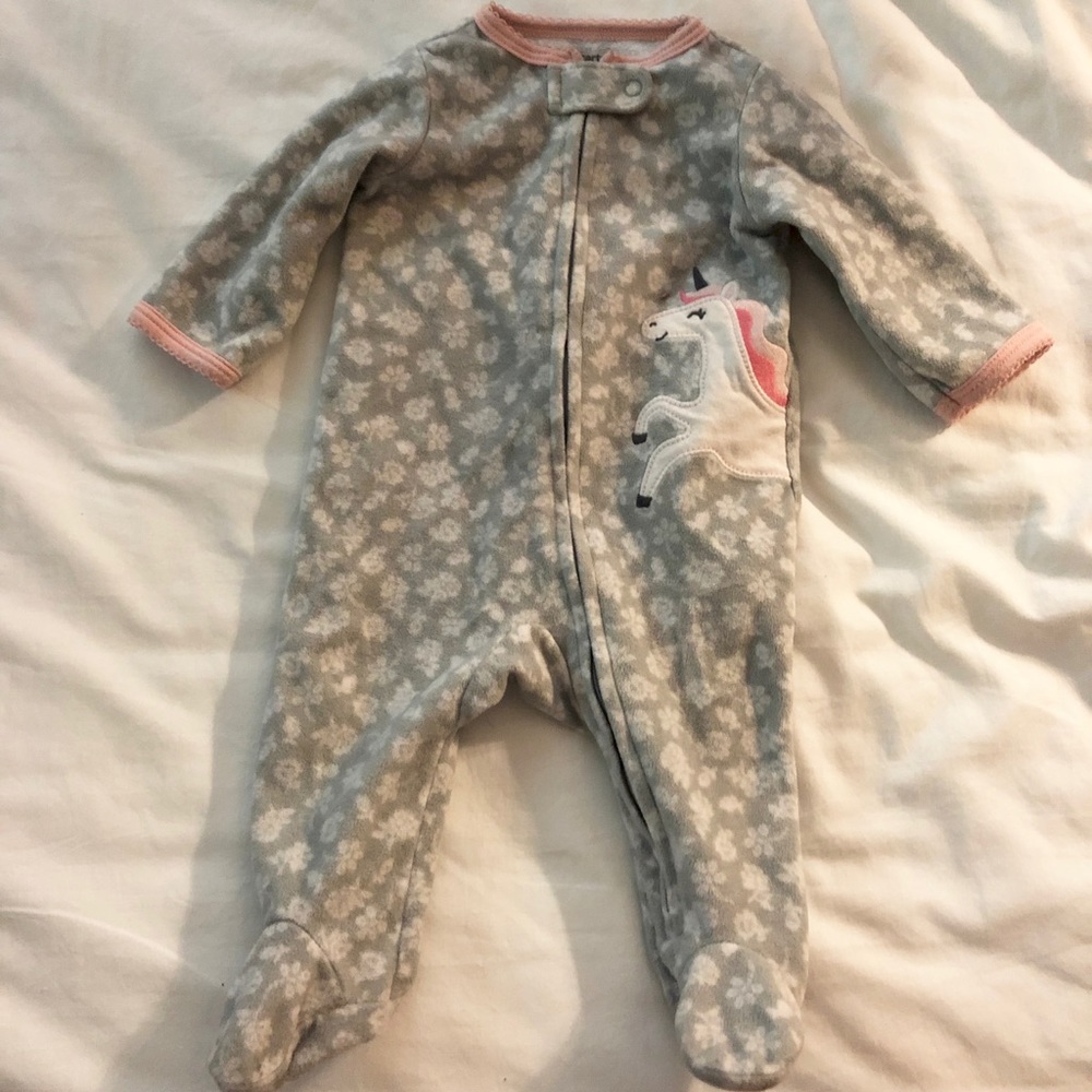 Floral unicorn sleep & play